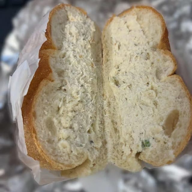 Chicken Salad on a Bagel.