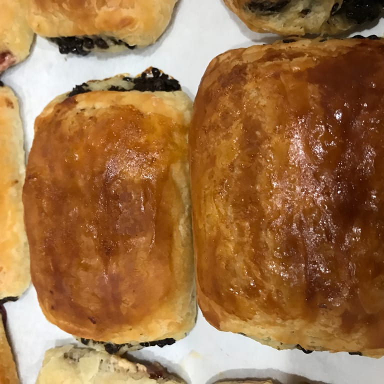 Delicious Chocolate Croissant