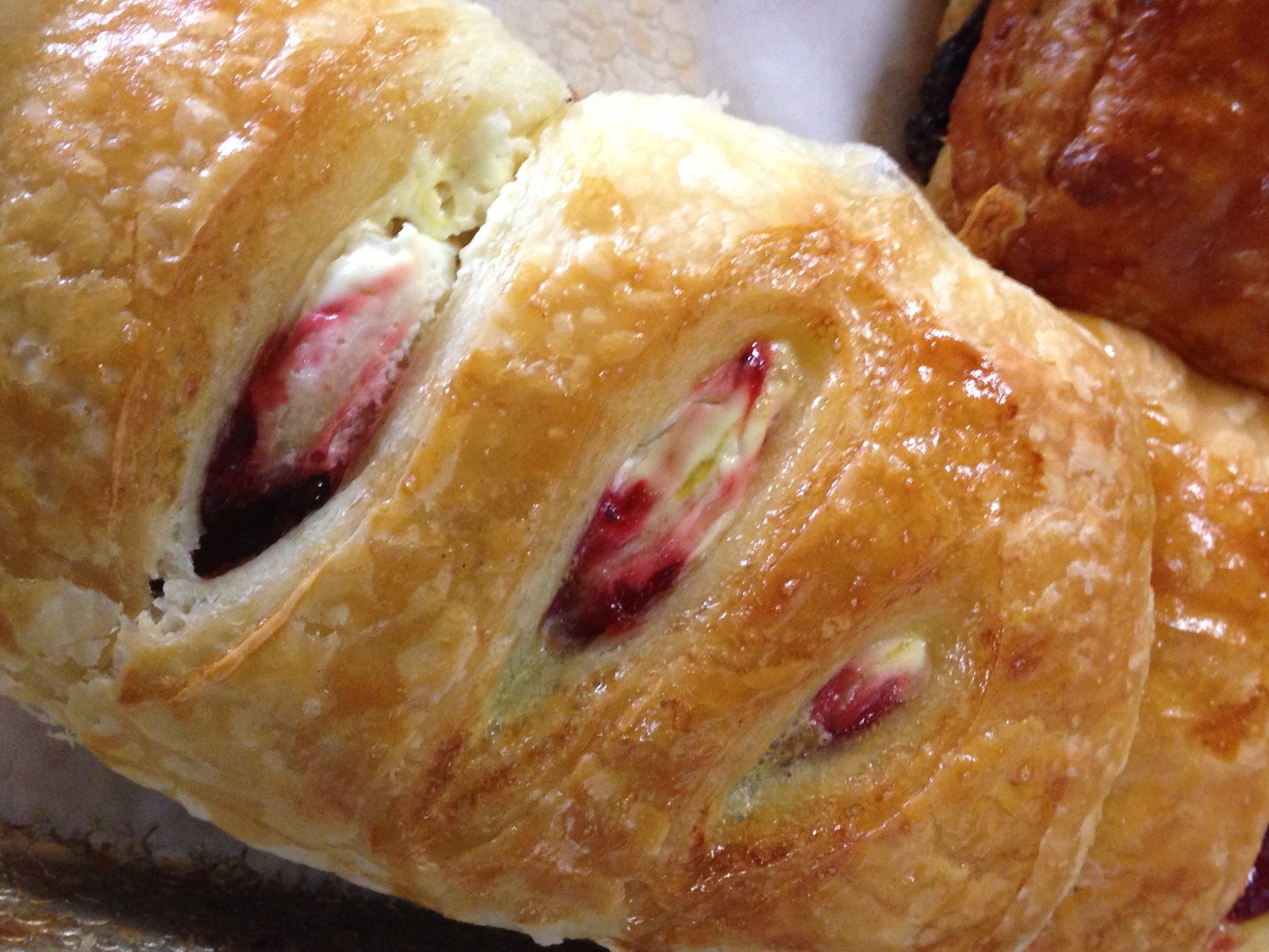 Strawberry Croissants.