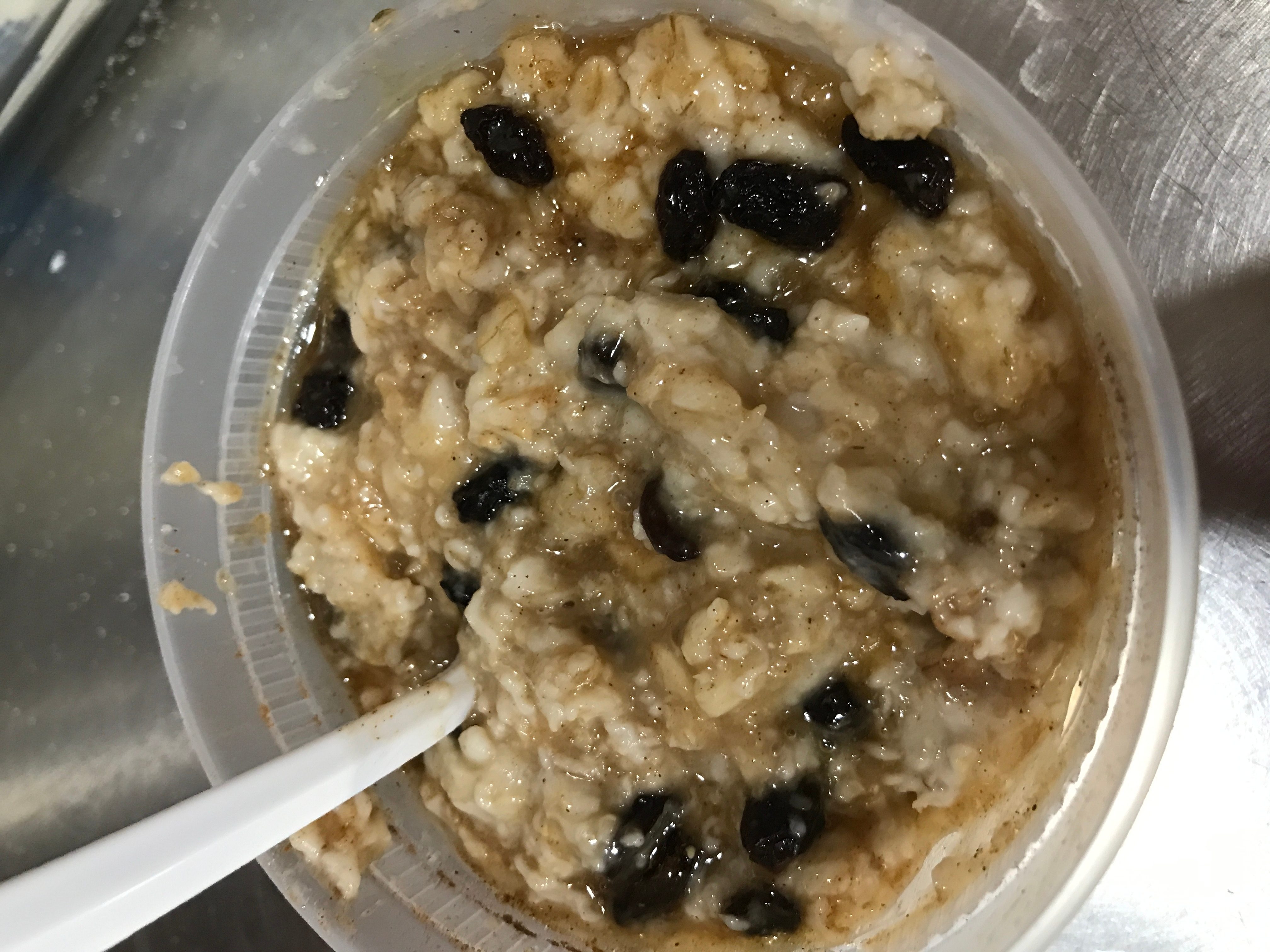 Bowl of Hot Oatmeal.